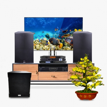 Dàn karaoke LA021 (MK EU-12 + Sub MK SS 118 + Đẩy công suất LX 9004 + Vang số MK-8900 Max + Micro MK S-800 Plus + Quản lý nguồn MK P8 Pro)