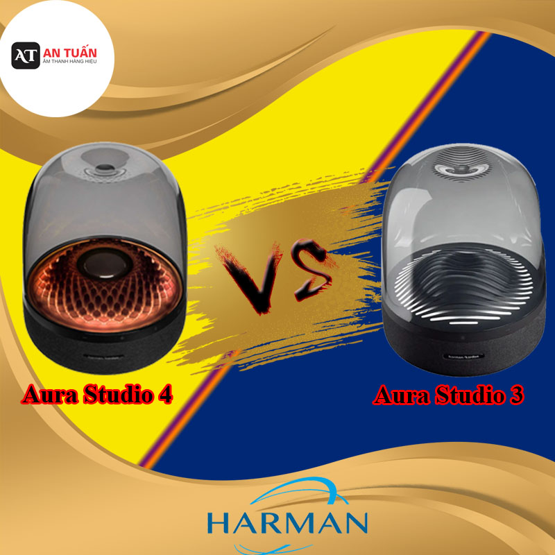 So Sánh Chi Tiết Harman Kardon Aura Studio 3 và Aura Studio 4 